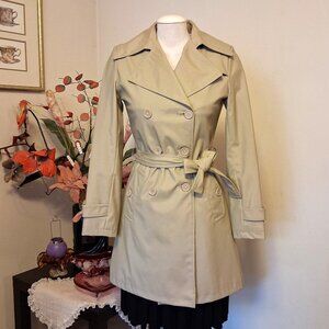 Preowned Marc Mattis  Beige Double Breasted Lined Trench Coats